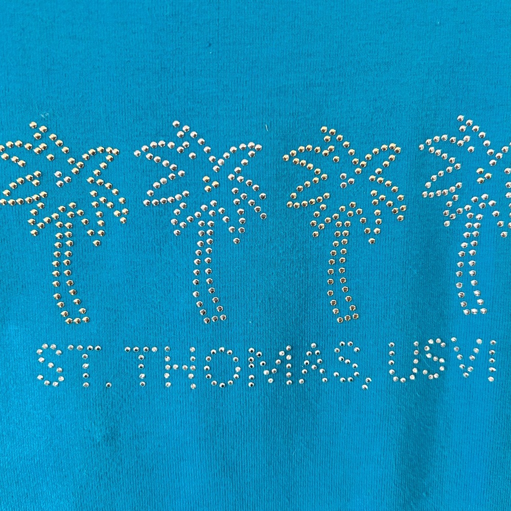 St Thomas Ladies Studded Tee XL
